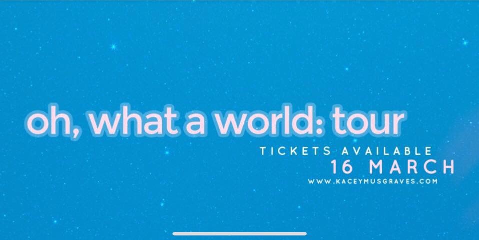 Kacey Musgraves anuncia gira mundial con paso por Holanda, Reino Unido e&nbsp;Irlanda