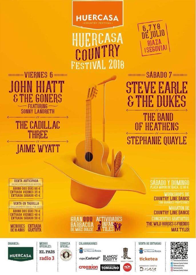 Revelado el cartel del Huercasa Country Festival&nbsp;2018