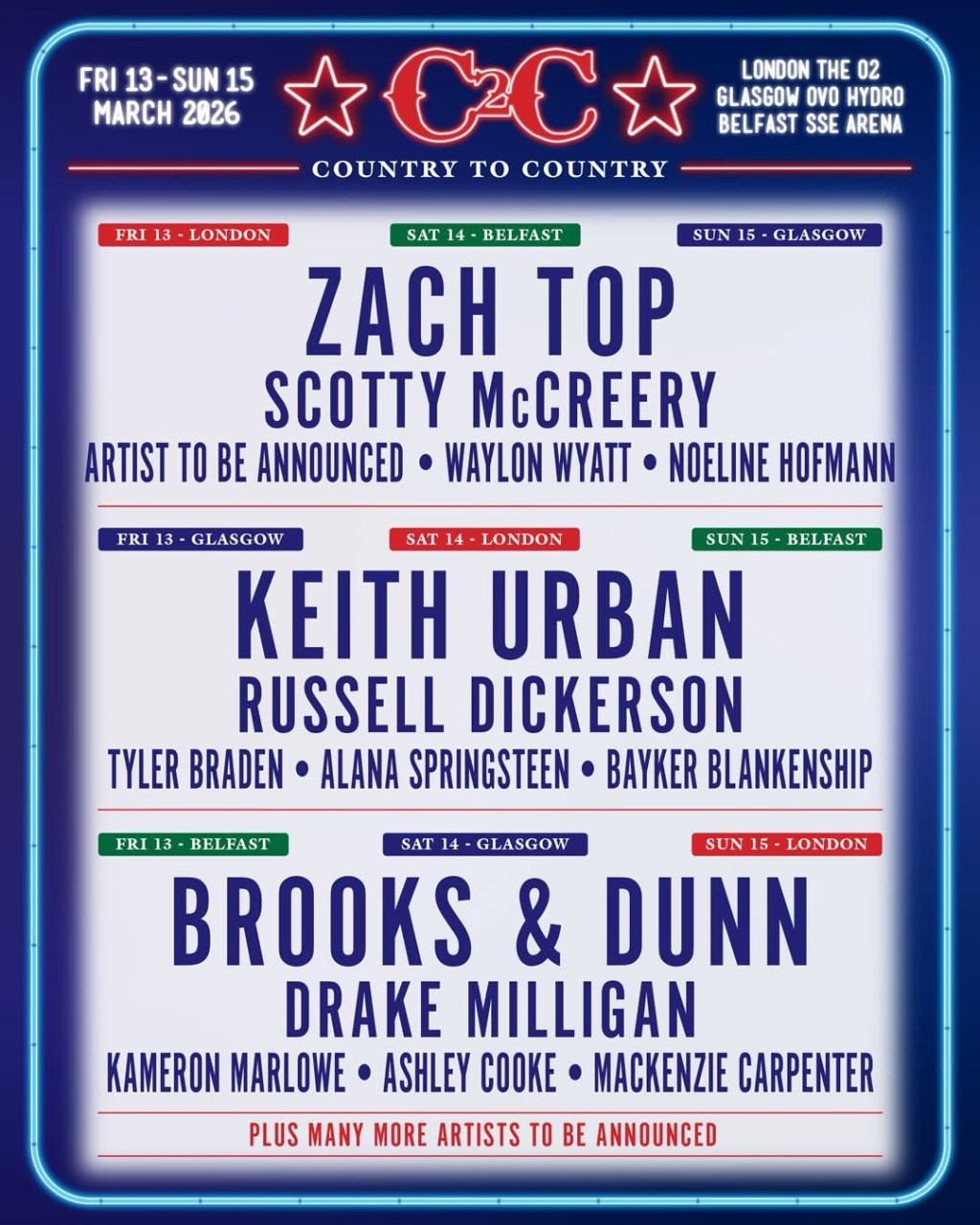 Country2Country 2026: Brooks&Dunn encabezan el cartel más variado de los últimos&nbsp;años